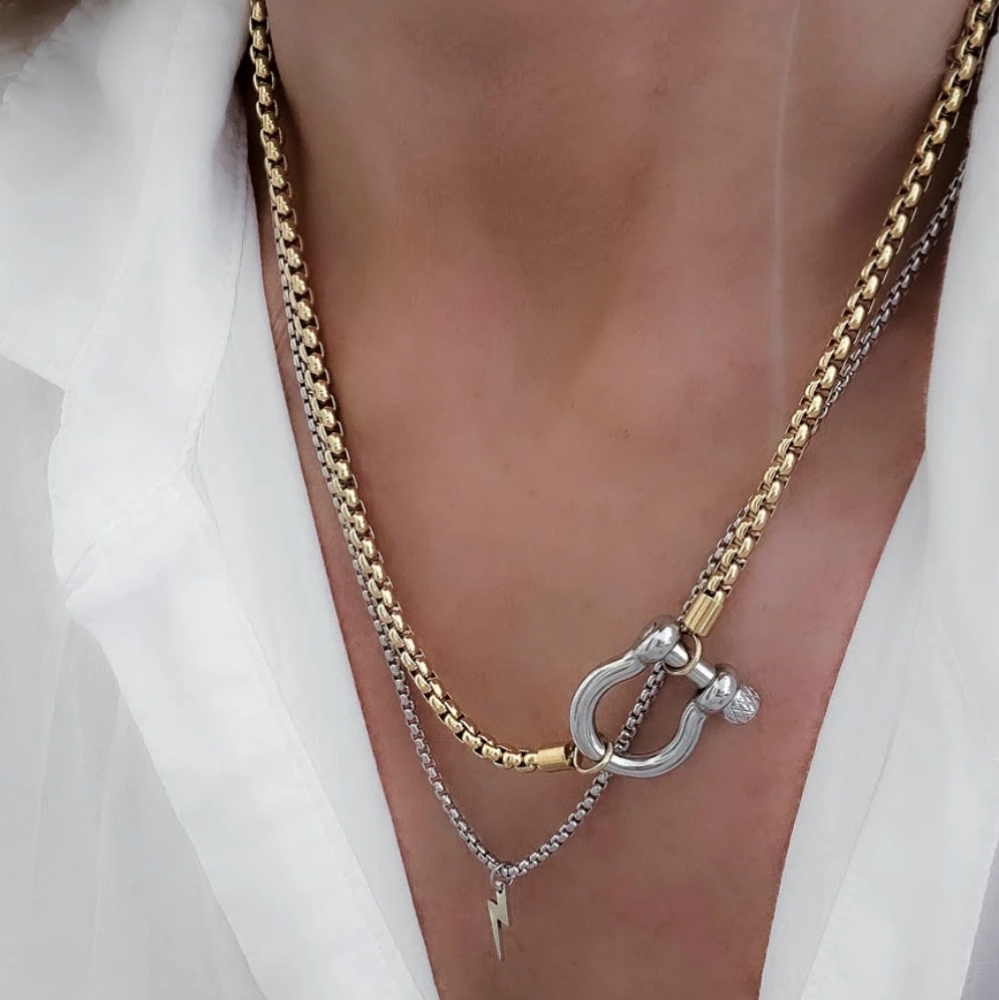 Henri Girl Gwen Mix Gold Necklace